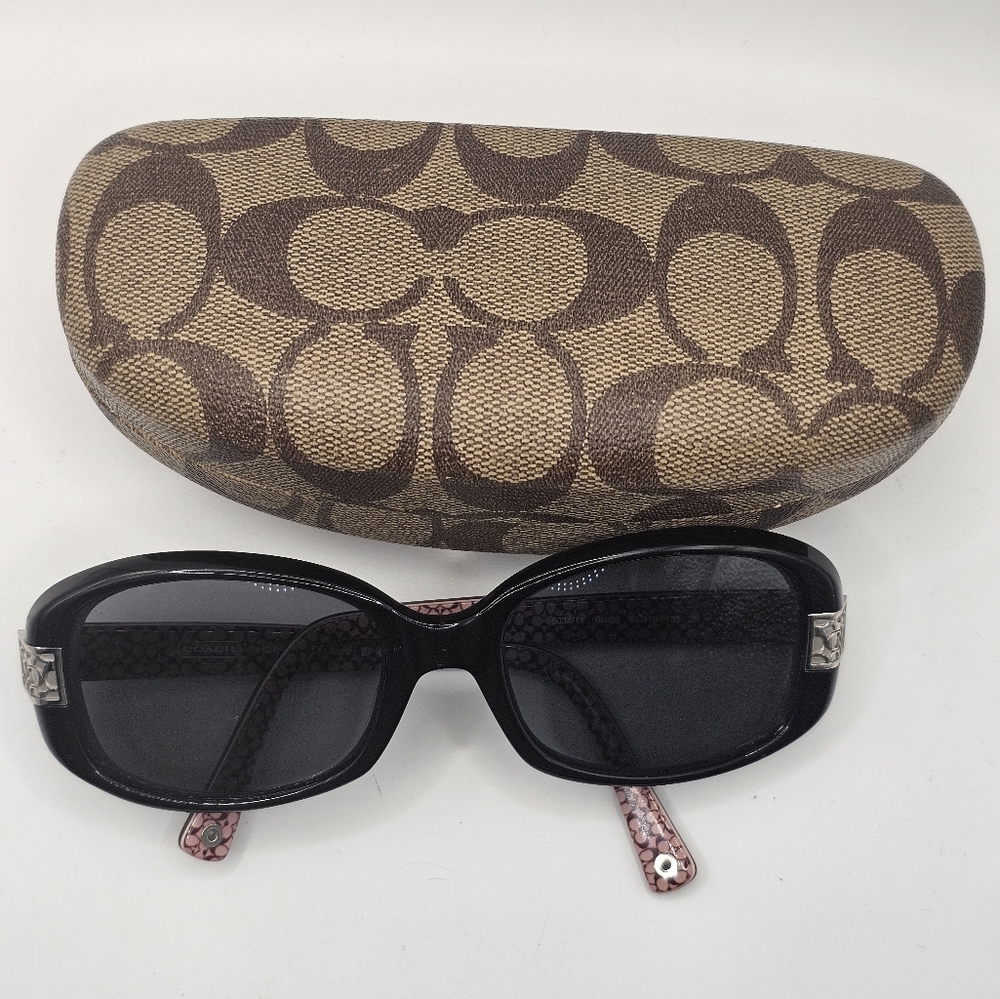 Coach Black Sunglasses With Case - Picture 8 of 8